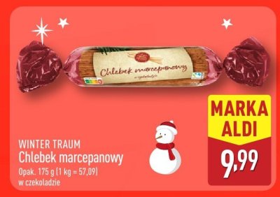 Chlebek marcepanowy WINTER TRAUM w czekoladzie promocja w Aldi