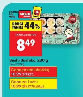 Sushi Sushiko promocja w Biedronka
