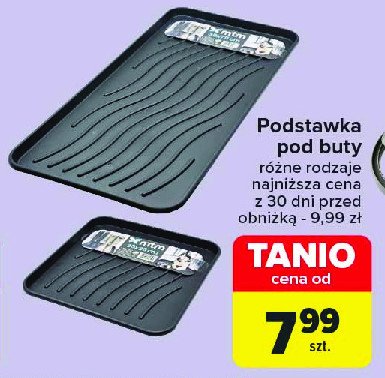 Podstawka pod buty czarna promocja