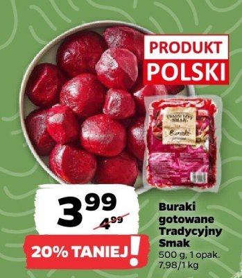 Buraki gotowane 500 g promocja w Netto