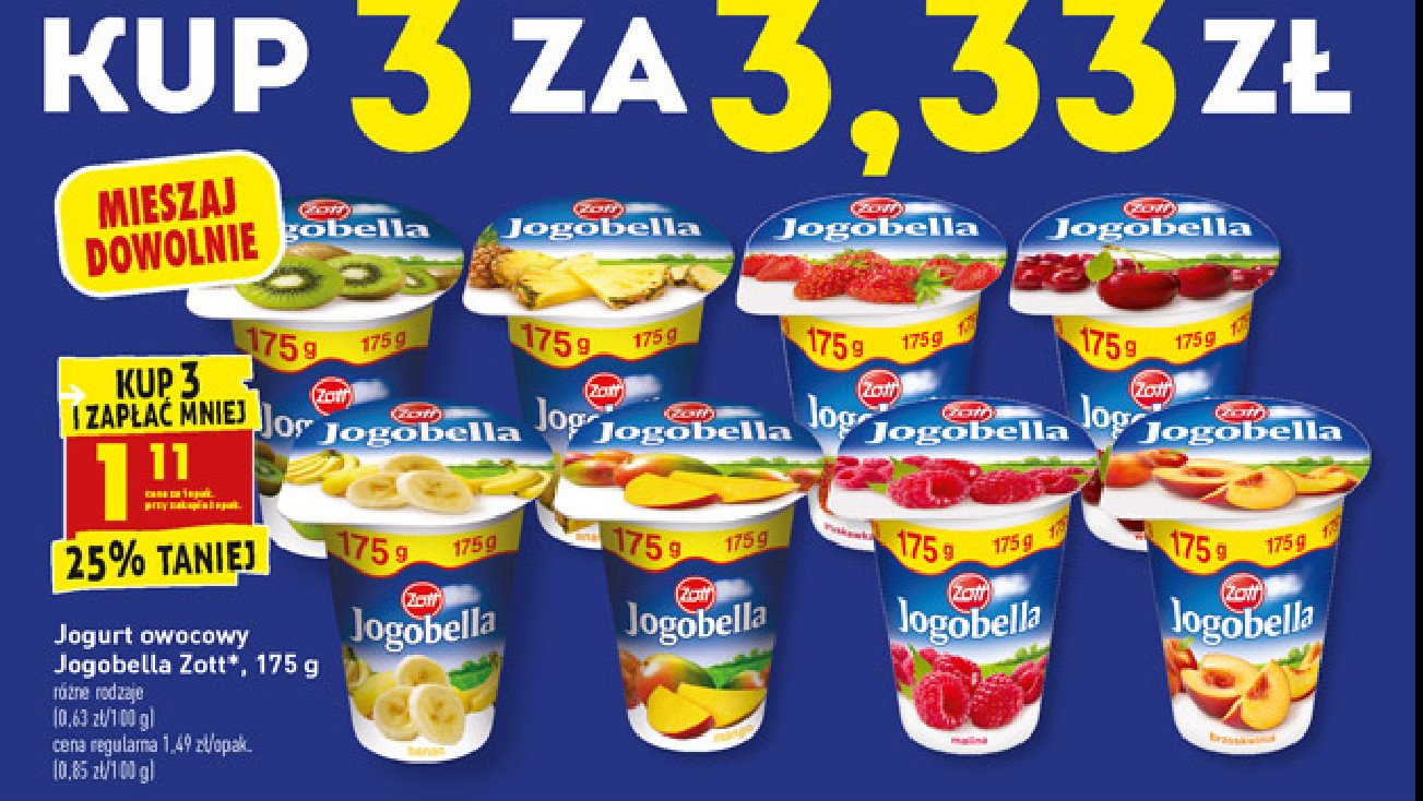 Jogurt mango Zott jogobella promocja