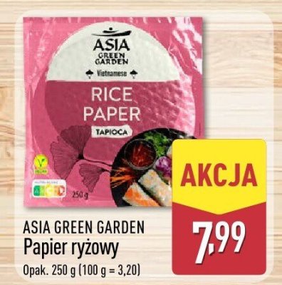 Papier ryżowy promocja w Aldi