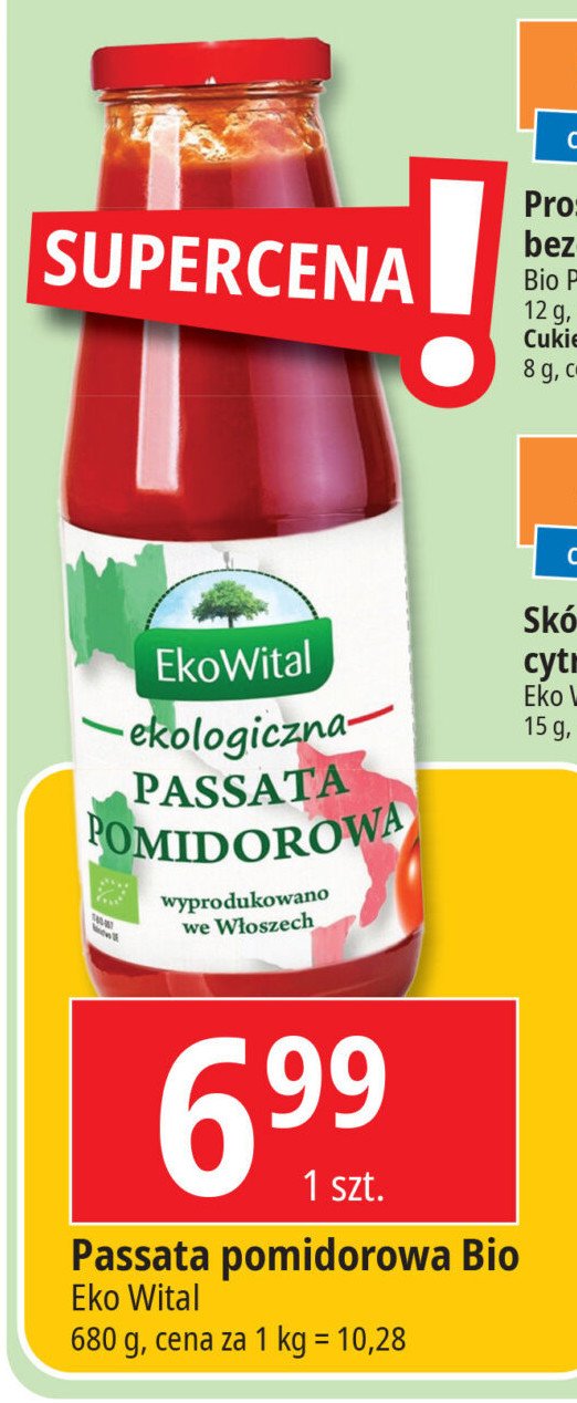 Passata pomidorowa Ekowital promocja