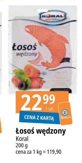 Łosoś wędzony sałatkowy Koral (graal) promocja