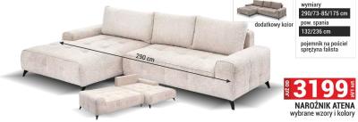 Narożnik Atena wybrane wzory i kolory promocja w Merkury Market