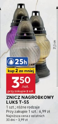 ZNICZ NAGROBKOWY LUKS T-55 promocja w Stokrotka