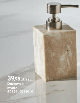 Dozownik mydła Cavalla promocja w Castorama