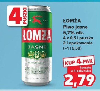 Piwo promocja w Kaufland