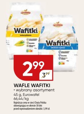 Wafle Wafitki wybrany asortyment promocja w Chata Polska