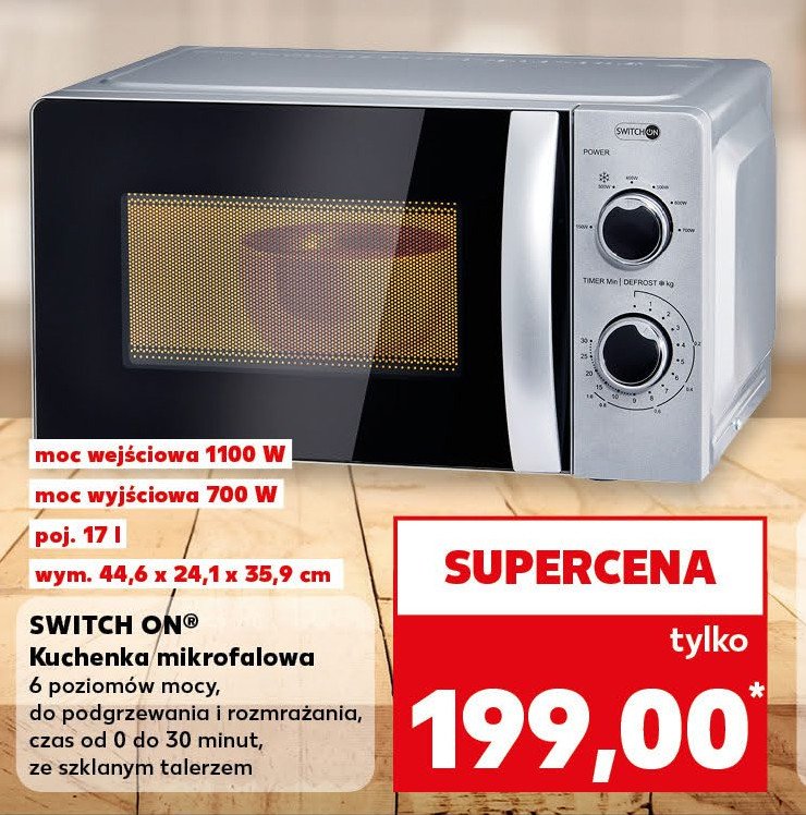 Kuchenka mikrofalowa Switch on promocja