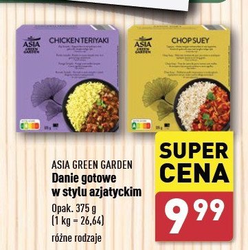 Danie chicken teriyaki Asia green garden promocja