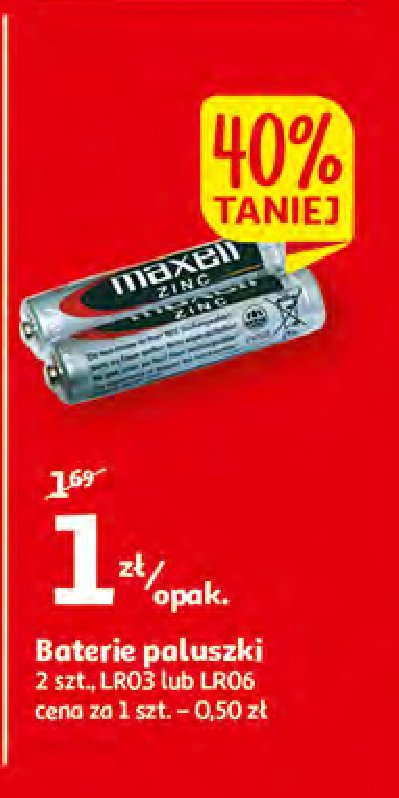 Baterie alkaliczne lr03 Maxell promocje