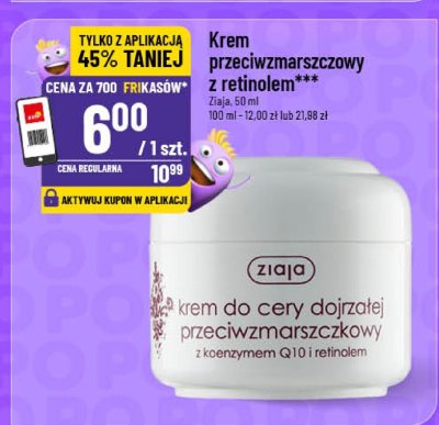 Krem przeciwzmarszczkowy z retinolem promocja w POLOmarket