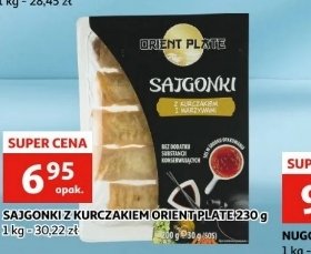 Sajgonki z kurczakiem i warzywami Orient plate promocja