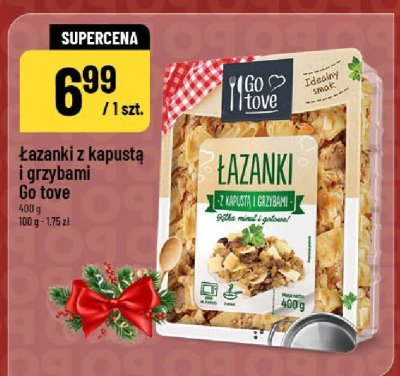 Łazanki z kapustą i grzybami Go tove promocja w POLOmarket