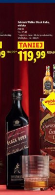 Whisky Johnnie Walker Black Ruby 1 l promocja w Lidl