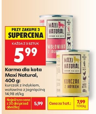 Karma dla kota kurczak z indykiem promocja w Biedronka