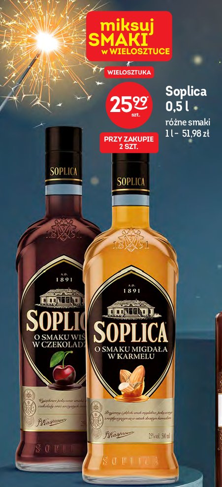 Wódka Soplica o smaku migdała w karmelu promocja