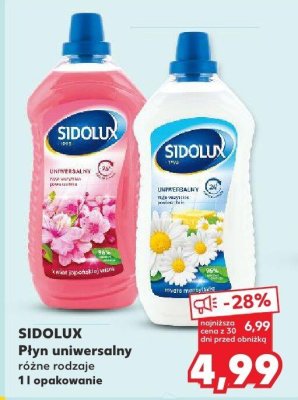 Płyn uniwersalny SIDOLUX różne rodzaje 1 l promocja w Kaufland