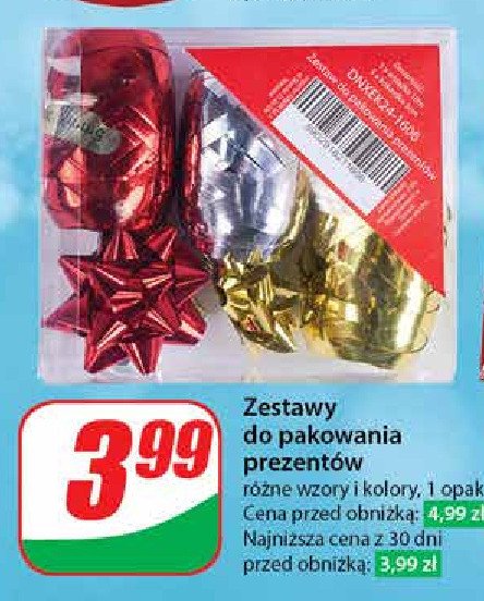 Zestaw do pakowania prezentów promocja