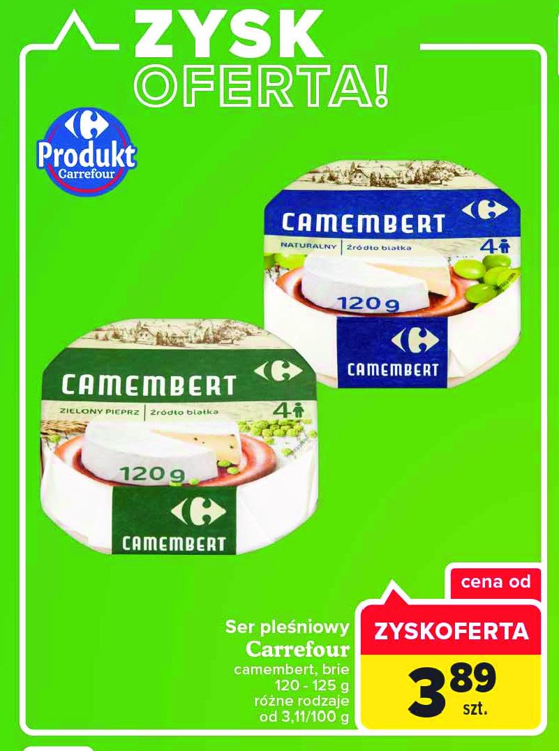 Ser camembert Carrefour promocje