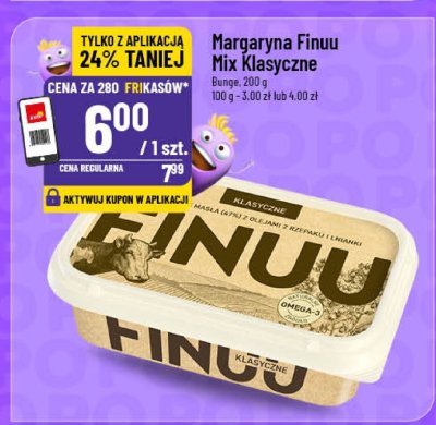 Margaryna Finuu Mix Klasyczne Bunge promocja w POLOmarket