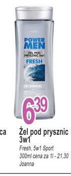 Żel pod prysznic fresh Joanna power men promocja