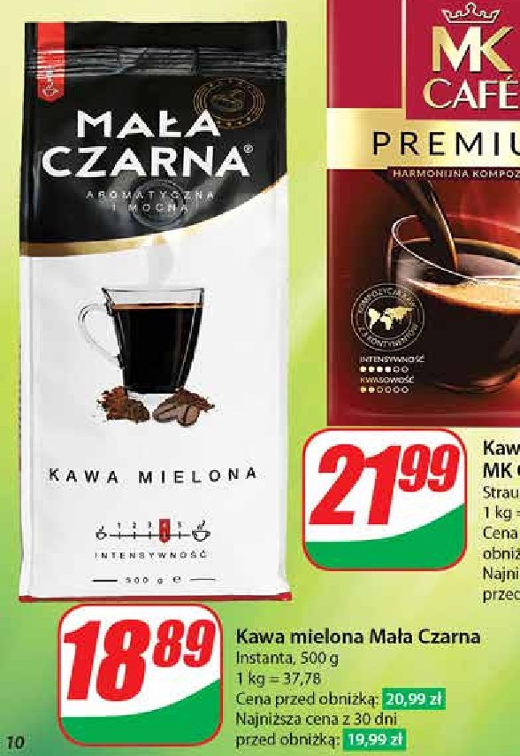 Kawa MAŁA CZARNA CAFE promocja