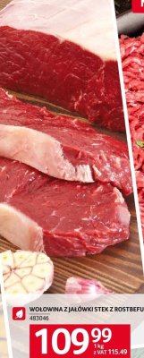 Wołowina z jałówki stek z rostbefu promocja w Selgros