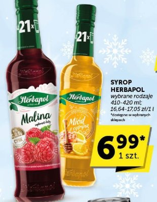 Syrop Herbapol wybrane rodzaje 410-420 ml promocja w Euro Sklep
