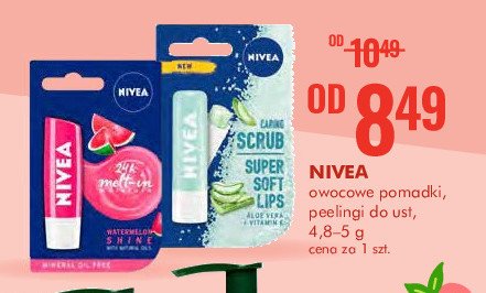 Pomadka aloe vera + vitamin e Nivea promocja