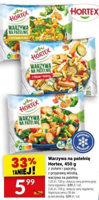 Warzywa na patelnię Hortex 450g - różne rodzaje promocja w Twój Market