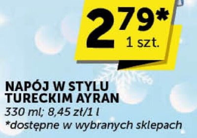 Napój w stylu tureckim Ayran promocja w ABC