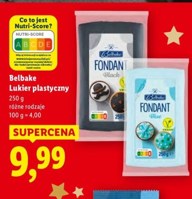Lukier plastyczny Belbake promocja w Lidl