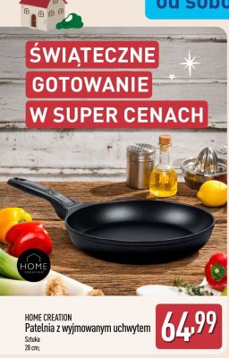 Patelnia z wyjmowanym uchwytem 28 cm HOME CREATION promocja w Aldi