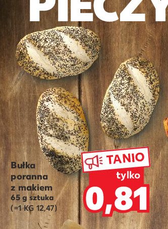 Bułka poranna z makiem promocja w Biedronka