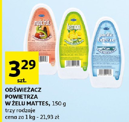 Odświeżacz powiew pacyfiku MATTES promocja
