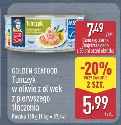 Tuńczyk w oliwie z oliwek z pierwszego tłoczenia promocja w Aldi