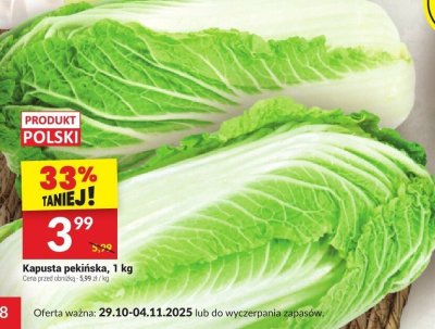 Kapusta pekińska promocja w Twój Market