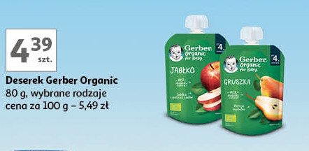 Deserek gruszka Gerber organic promocja