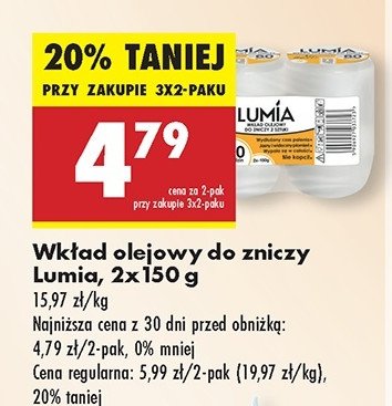 Wk艂ad olejowy do zniczy Lumia promocja