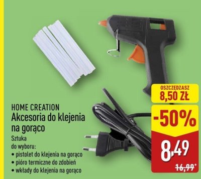 Akcesoria do klejenia na gorąco promocja w Aldi