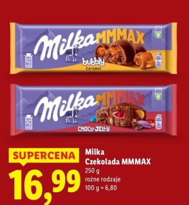 Czekolada MMMAX Milka promocja w Lidl