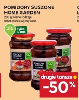 Pomidory suszone Home Garden 280 g różne rodzaje promocja w Stokrotka