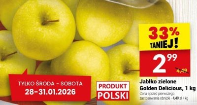Jabłko zielone Golden Delicious promocja w Twój Market