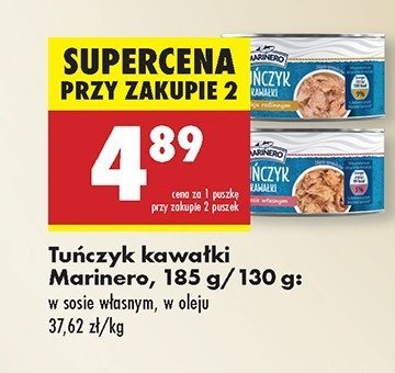 Tu艅czyk kawa艂ki w oleju ro艣linnym Marinero promocja