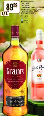 Whisky Grant's triple wood promocja