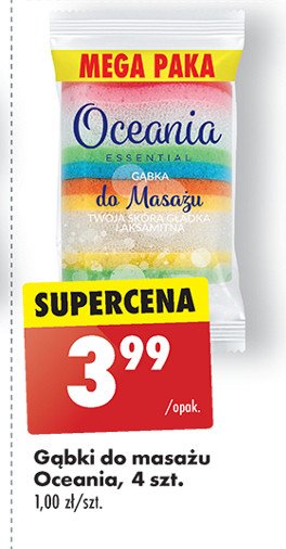 Gąbki do masażu Oceania promocja