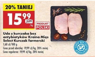 Udo z kurczaka farmerskiego Kraina mięs select promocja