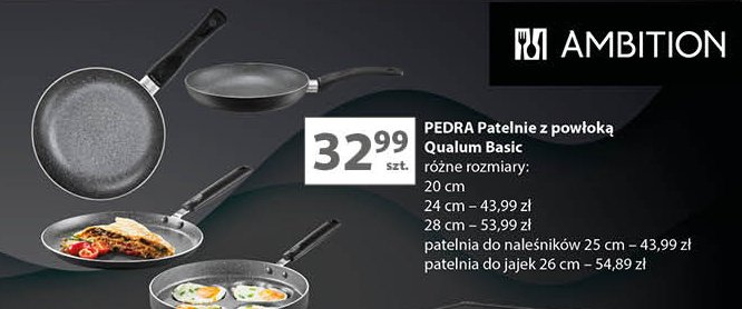 Patelnia pedra 20 cm Ambition promocja